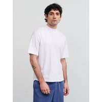 Rotholz T-Shirt mit breitem Kragen aus Bio-Baumwolle