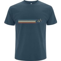 Spreecult Retro Fahrrad - Bio und Fair - Männer Unisex T-Shirt - Bike