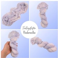 Sternchenwolke High Twist Merinowolle "Fliederwolke"