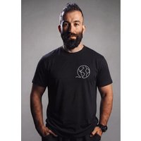 Re-Athlete CHAMPIONS Bambus-Viskose Herren Shirt - black
