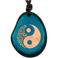 TÜRKISE Tagua-Kette mit graviertem Tieranhänger – | Simaru