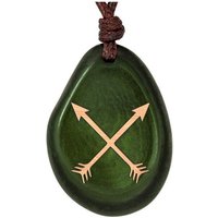 Simaru GRÜNE Kette aus Taguanuss