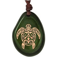 Simaru GRÜNE Kette aus Taguanuss