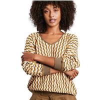 Komodo Strickpullover Clover Batchwing Wave Pointelle