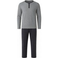 ZD Zero Defects Max langer Modal-Pyjama in Grau