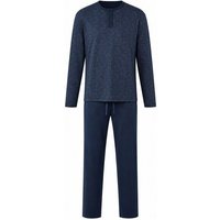 ZD Zero Defects Luxury langer Modal-Pyjama in Marineblau