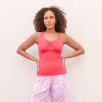 Jaya NOURI UNI - Damen - lockeres Top für Yoga aus Biobaumwolle