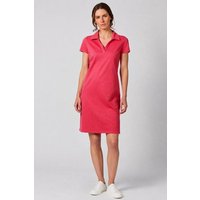 HempAge Kurzarmkleid mit Polokragen Hanf/Biobaumwolle