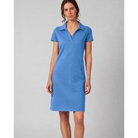 HempAge Kurzarmkleid mit Polokragen Hanf/Biobaumwolle