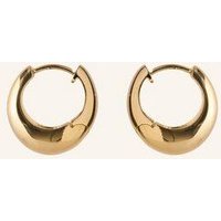 Pernille Corydon - Ohrringe MINI GLOBE HUGGIES aus Recycled sterling silver / Gold plated recycled sterling silver