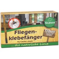 Silberkraft Silence Fliegenklebefänger: Klassischer Fliegenfänger mit einzigartiger Lockwirkung