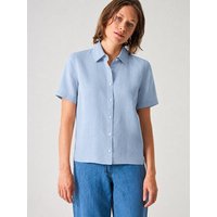 HempAge Kurzarmbluse Damen 100% Hanf