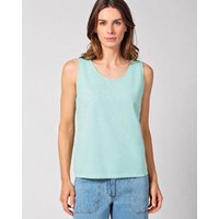 HempAge gestreiftes Tanktop Hanf/Biobaumwolle