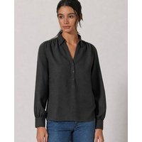 HempAge Damen Schlupfbluse Hanf/Biobaumwolle Normal Fit