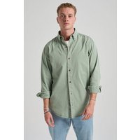 Trendsplant Postiguet Pigment Dyed Twill Shirt Eucaliptus