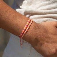 juni Armbänder "Sunset Glow" optional als Set - handgemacht in Deutschland