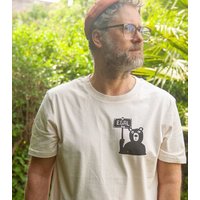 päfjes Dem Bären ist es EGAL! Dir auch? - Fair Wear Männer Unisex Bio T-Shirt Siebdruck