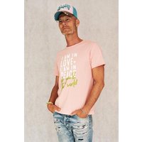 SPARKLES OF LIGHT pflanzengefärbtes Unisex-Shirt | I AM IN LOVE