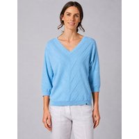 HempAge Pullover mit V-Ausschnitt Hanf/Biobaumwolle