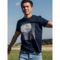 Kultgut Artdesign - Klassik Shirt 100% Biobaumwolle / Abstract Mountain