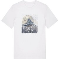 Kultgut Artdesign - Klassik Shirt 100% Biobaumwolle / Abstract Mountain