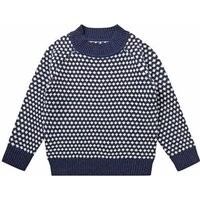 Sense Organics & friends in cooperation with GARY MASH Strickpullover mit Rautenmuster