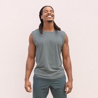 Jaya TOMMY - Herren - Atmungsaktives Tank Top aus softer, elastischer Tencel-Biobaumwoll-Mix, Yoga, Workout and andere Bewegungskünste