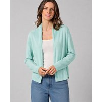 HempAge Damen-Cardigan mit Schalkragen Hanf/Biobaumwolle