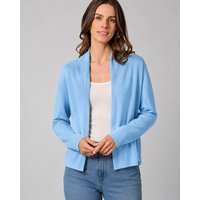 HempAge Damen-Cardigan mit Schalkragen Hanf/Biobaumwolle