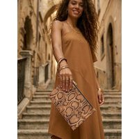 Will's Vegan Shop Wristlet Schlangenmuster der Frauen