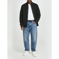 Will's Vegan Shoes Waffel-Cardigan schwarz stricken Herren