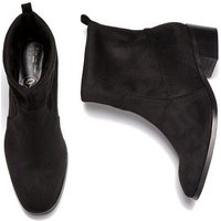 Will's Vegan Shop Sock Booties in schwarzem veganen Wildleder