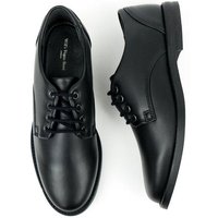 Will's Vegan Shop Kids Derbys Schwarz Unisex