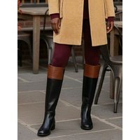 Will's Vegan Shop Reitstiefel Schwarz Damen