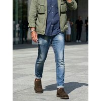 Will's Vegan Shop Continental Brogues Dunkelbraunes Veganes Wildleder Herren