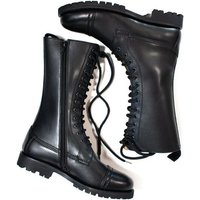 Will's Vegan Shop Goodyear Welt 14 Eye Stiefel Damen