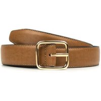 Will's Vegan Shop Geometrischer Gürtel, 3 cm Gold Damen