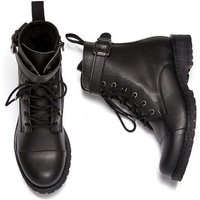 Will's Vegan Shop Arbeitsstiefel mit Schnallen Frauen