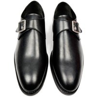 Will's Vegan Shop Goodyear Welt Monkstraps Schwarz Herren