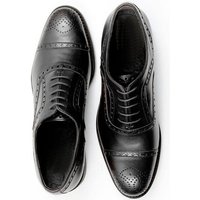 Will's Vegan Shop Goodyear Welt Brogues Schwarz Herren
