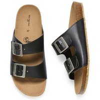 Will's Vegan Shop Zwei Riemen Sandalen mit Fußbett Damen