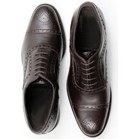 Will's Vegan Shop Goodyear Welt Brogues Dunkelbraun Herren