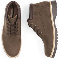 Will's Vegan Shop Niedrig Dock-Stiefel Veganes Wildleder Herren