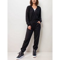 Will's Vegan Shop Lounge Knit Hoodie schwarz stricken Damen