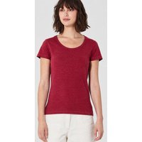 HempAge Damen T-Shirt mit Rollsaum Hanf/Bio-Baumwolle
