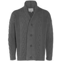 Will's Vegan Shop Grobe Strickjacke mit Knopfleiste