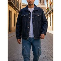 Will's Vegan Shop Recycelte Denim-Jacke Herren