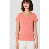 HempAge Damen T-Shirt mit Rollsaum Hanf/Bio-Baumwolle