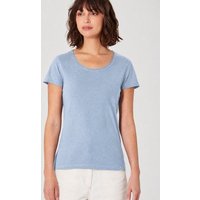 HempAge Damen T-Shirt mit Rollsaum Hanf/Bio-Baumwolle