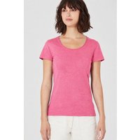 HempAge Damen T-Shirt mit Rollsaum Hanf/Bio-Baumwolle